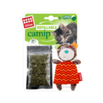 Gigwi 'Refillable Catnip' with catnip teabags for Cats