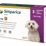 SIMPARICA DE 2.5 A 5 K (03 TABLETAS)