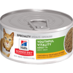 HILLS SD FELINE ADULT 7+ YOUTHFUL VITALITY 156 gr