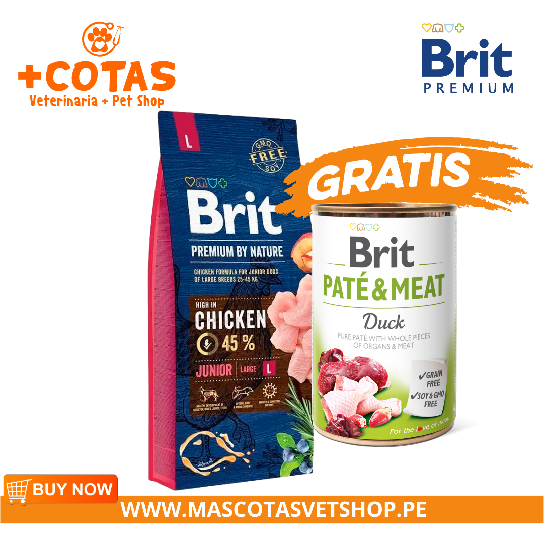 Promo Combo 18112025 0401(1) BRIT PREMIUM BY NATURE JUNIOR LARGE 15KG - Imagen 1