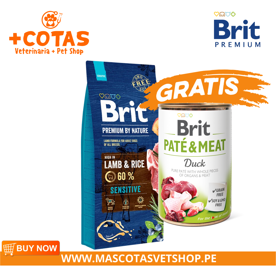 Promo Combo 18112025 Brit 0401 BRIT PREMIUM BY NATURE SENSITIVE LAMB 15KG - Imagen 1