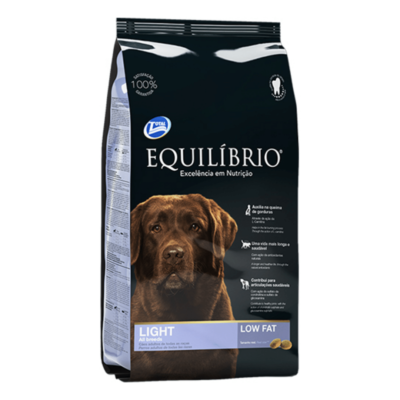 EQUILIBRIO ADULT DOGS LIGHT ALL BREEDS 15Kg