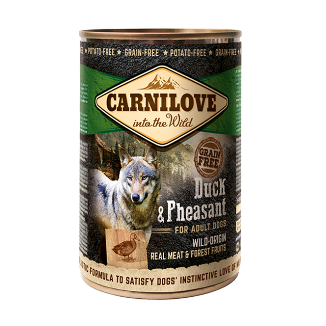 Carnilove Pate Duck & Pheasant for adult dogs 400gr - Imagen 1