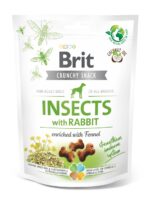 Brit Crunchy Snack Insects with Rabbit 200gr