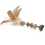 Addicted natural Cat Toys Juguete para gato "Vara con corazon y pluma"